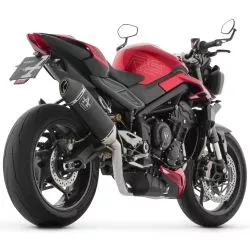 Ligne complète catalytique 71505VAN ARROW silencieux Veloce "Dark" pour Triumph Street Triple 765 RS 2023 et +