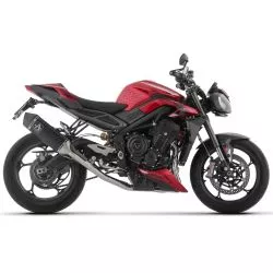 Ligne complète catalytique 71505VAN ARROW silencieux Veloce "Dark" pour Triumph Street Triple 765 RS 2023 et +