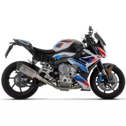 Silencieux racing PISTA ARROW 71006PT Titane embout Carbone pour BMW M1000R 2023 et +