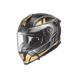 Casque intégral PREMIER Hyper Carbon TK 19 or / gris / carbone