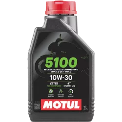 Huile moteur 4T 10W30 MOTUL 5100 1 litre - Technosynthese