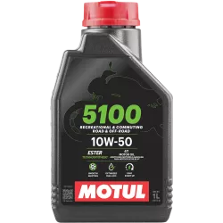 Huile moteur 4T 10W50 MOTUL 5100 1 litre - Technosynthese