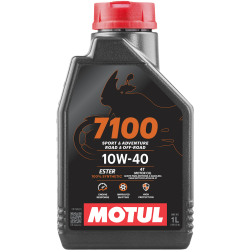 Huile moteur 4T 10W40 MOTUL 7100 1 litre - 100% Synthèse