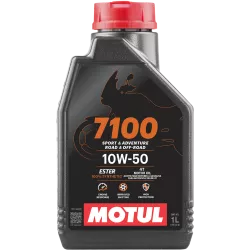 Huile moteur 4T 10W50 MOTUL 7100 1 litre - 100% Synthèse