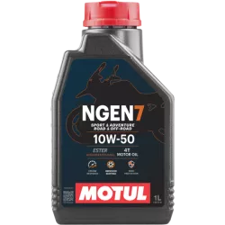 Huile moteur 4T 10W-50 MOTUL NGEN 7 - 1 litre - Mélange synthétique durable