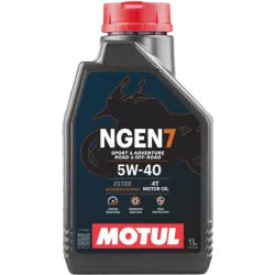 Huile moteur 4T 5W-40 MOTUL NGEN 7 - 1 litre - Mélange synthétique durable