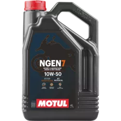 Huile moteur 4T 10W-50 MOTUL NGEN 7 - 4 litres - Mélange synthétique durable
