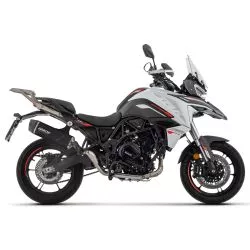 Silencieux INDY RACE ARROW 71960AKN Aluminium Dark embout carbone pour Benelli TRK702 et TRK702X 2023 et +