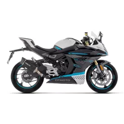 Silencieux INDY RACE ARROW 71959PK Titane embout carbone Homologué pour CF MOTO 450NK et 450SR 2023 et +