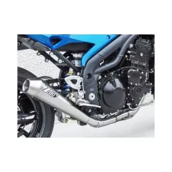 Silencieux inox racing ZARD pour Triumph Street Triple 2007-2012
