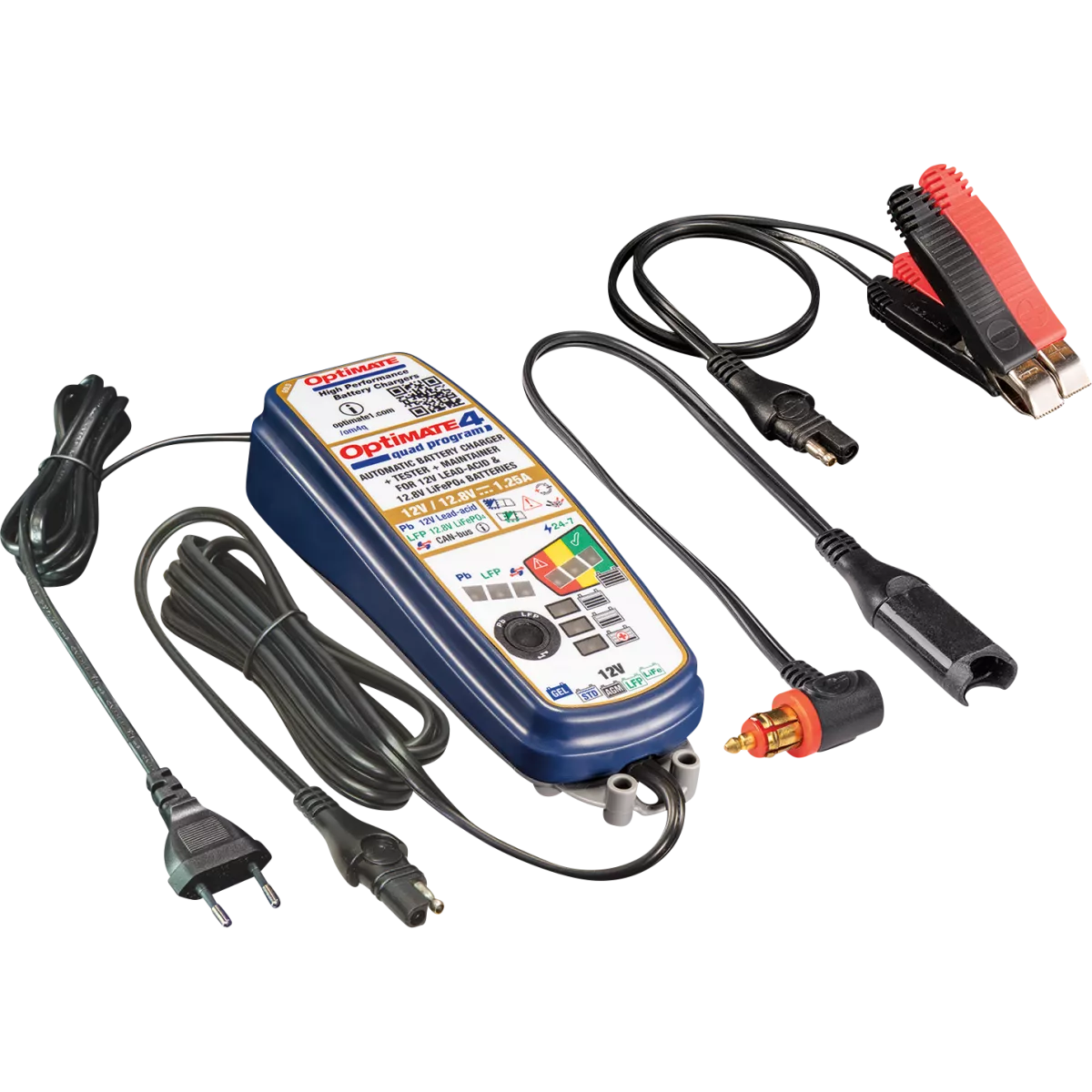 OptiMate 7 Select TM-250 – Chargeur Batterie 12V Professionnel Pour Batteries Haute Performance, AGM, Gel, Décharge Profonde – Mode Power Supply Inclus