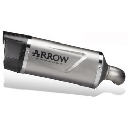 Silencieux INDY RACE EVO ARROW 72644AK Aluminium embout carbone pour Benelli TRK 502X 2021 et +