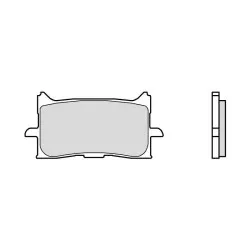 Plaquettes de frein BREMBO route métal fritté - 07HO62LA