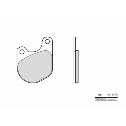 Plaquettes de frein BREMBO route carbone céramique 07HD0202 pour Harley Davidson