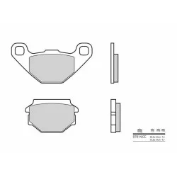 Plaquettes de frein BREMBO Scooter carbone céramique - 07014