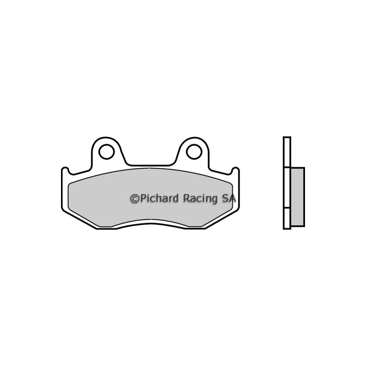 Plaquettes De Frein Avant Céramique Pour Honda CB 1100 EX SAE 2014-2021 / CB 1300 F 2003-2004 - Dimensions 75 X 55,5 X 7,5 Mm - Haute Performance, Résistantes à L'usure