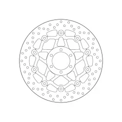 Disque de frein BREMBO Oro flottant - 78B408A2