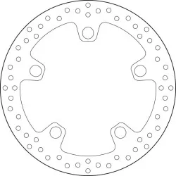 Disque de frein BREMBO Oro fixe - 68B407N0