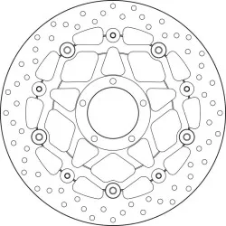 Disque de frein BREMBO Oro flottant - 78B40886