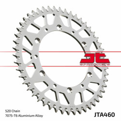 Couronne JT SPROCKETS aluminium ultra-light anti-boue 460 - 520 - 48 dents