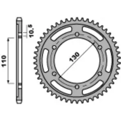 Couronne PBR acier standard 241 - 530