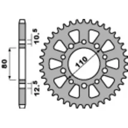 Couronne PBR acier standard 334 - 530