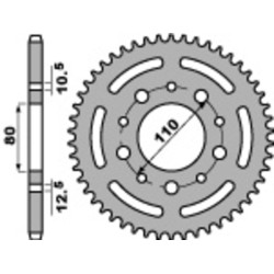 Couronne PBR acier standard 4350 - 525