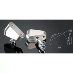 Adaptateurs inclinés pour pontets de guidon ABM - 22mm