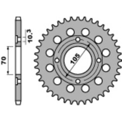 Couronne PBR acier standard 278 - 530