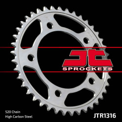 Couronne JT SPROCKETS acier standard 1316 - 520 - 43 dents