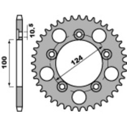 Couronne PBR acier standard 4443 - 525