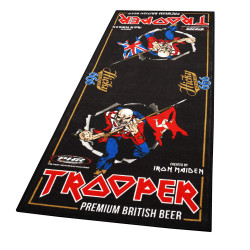 Tapis environnemental Moto IRON MAIDEN TROOPER limited pour garage, atelier, paddock ou showroom