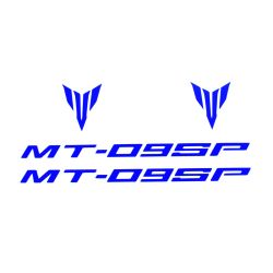 Kit déco adhésifs Pyramid BRA0206 bleu pour Yamaha MT09 
