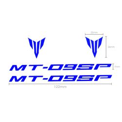 Kit déco adhésifs Pyramid BRA0206 bleu pour Yamaha MT09 