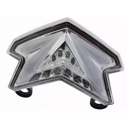 Feu à LED blanc Ermax + clignotants intégrés pour Kawasaki ZX-6R 636 2013-2016
