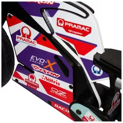 Draisienne en bois Kiddimoto avec déco Pramac / Zarco / Martin pour enfants