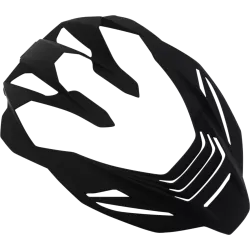 Aileron / Spoiler Icon NOIR MAT, rubatone black, pour casque Icon Airflite