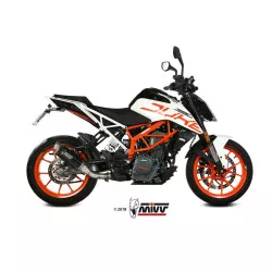 Silencieux MIVV GP Pro inox noir KTM Duke et RC 125 et 390 2017-2020