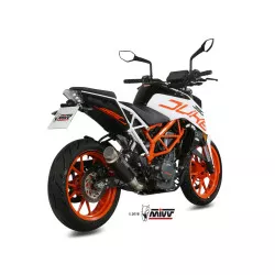 Silencieux MIVV GP Pro inox noir KTM Duke et RC 125 et 390 2017-2020