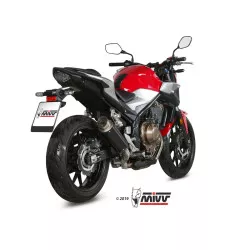 Silencieux MIVV GP Pro inox noir Honda CB500F 2019-2024