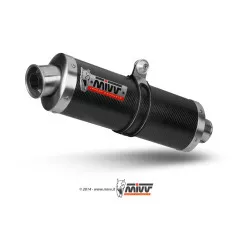 Silencieux MIVV Oval carbone Suzuki GSF 1200 Bandit