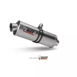 Silencieux + demi-ligne MIVV Oval inox Suzuki SV 650 N/S 2004-2015