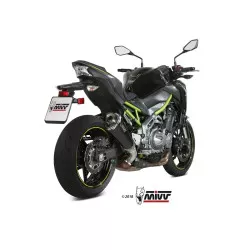 Silencieux MIVV Delta Race inox noir Kawasaki Z900 2017-2019 et Z900 A2 2017-2024