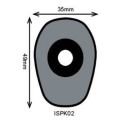 2 obturateurs de clignotants - K01 (pour motos Kawasaki)