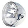 Phare avant rond avec entourage à LED - montage par le dessous