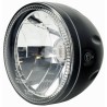 Phare avant rond avec entourage à LED - montage par le dessous