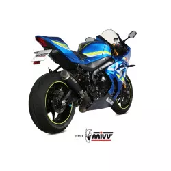 Silencieux MIVV GP Pro inox noir Suzuki GSXR 1000 2017-2020