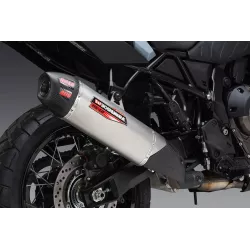 Silencieux slip-on YOSHIMURA RS-12 ADV Inox pour Suzuki V-Strom 800 DE 2023 et +