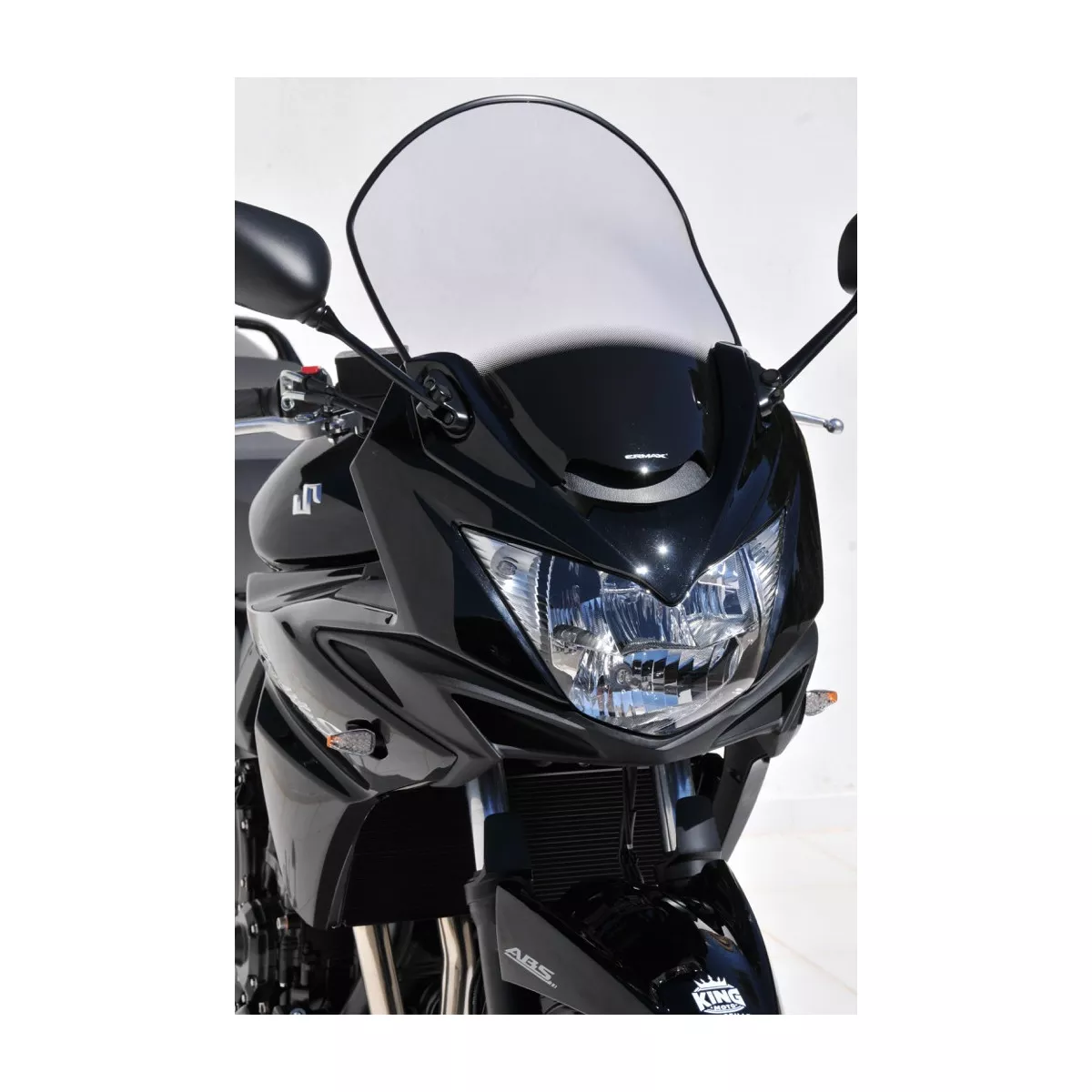 Bulle Haute Protection Ermax +10 Cm Pour Suzuki GSF 650 Bandit S 2009-2015 - Fabriqué En France