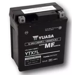 Batterie YUASA W/C sans entretien activée usine - YTX7L FA